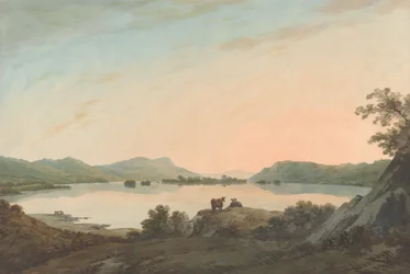 Lago Windermere desde Calgarth con Belle Isle